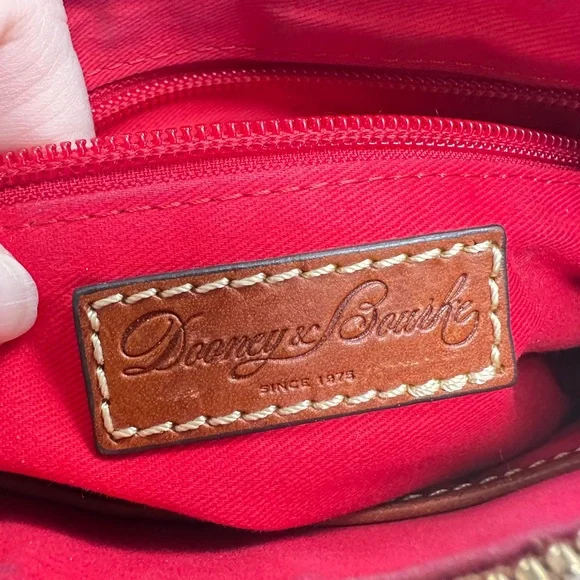 Dooney & Bourke Black and Tan Crossbody Bag - Picture 6 of 8